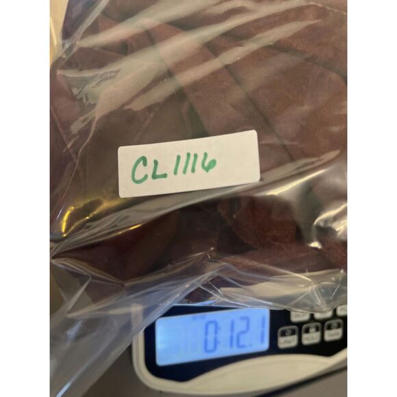 Vintage Late 90s Wilsons Leather VS2 Genuine Suede Wrap Jacket M Burgundy Y2K - Picture 12 of 12